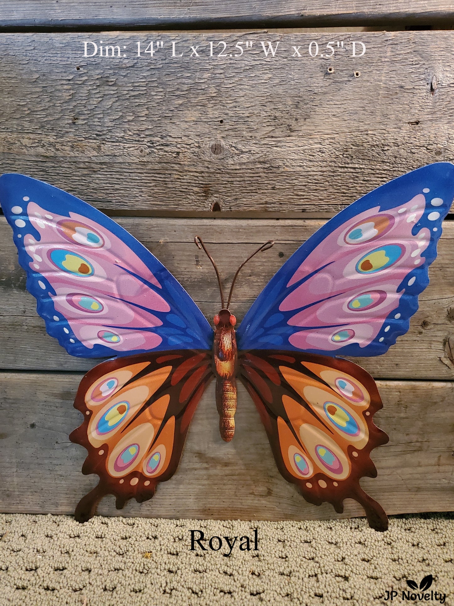 Large Butterfly, Metal Wall Decor, Garden Sculpture, Yard Art, CHOOSE Color