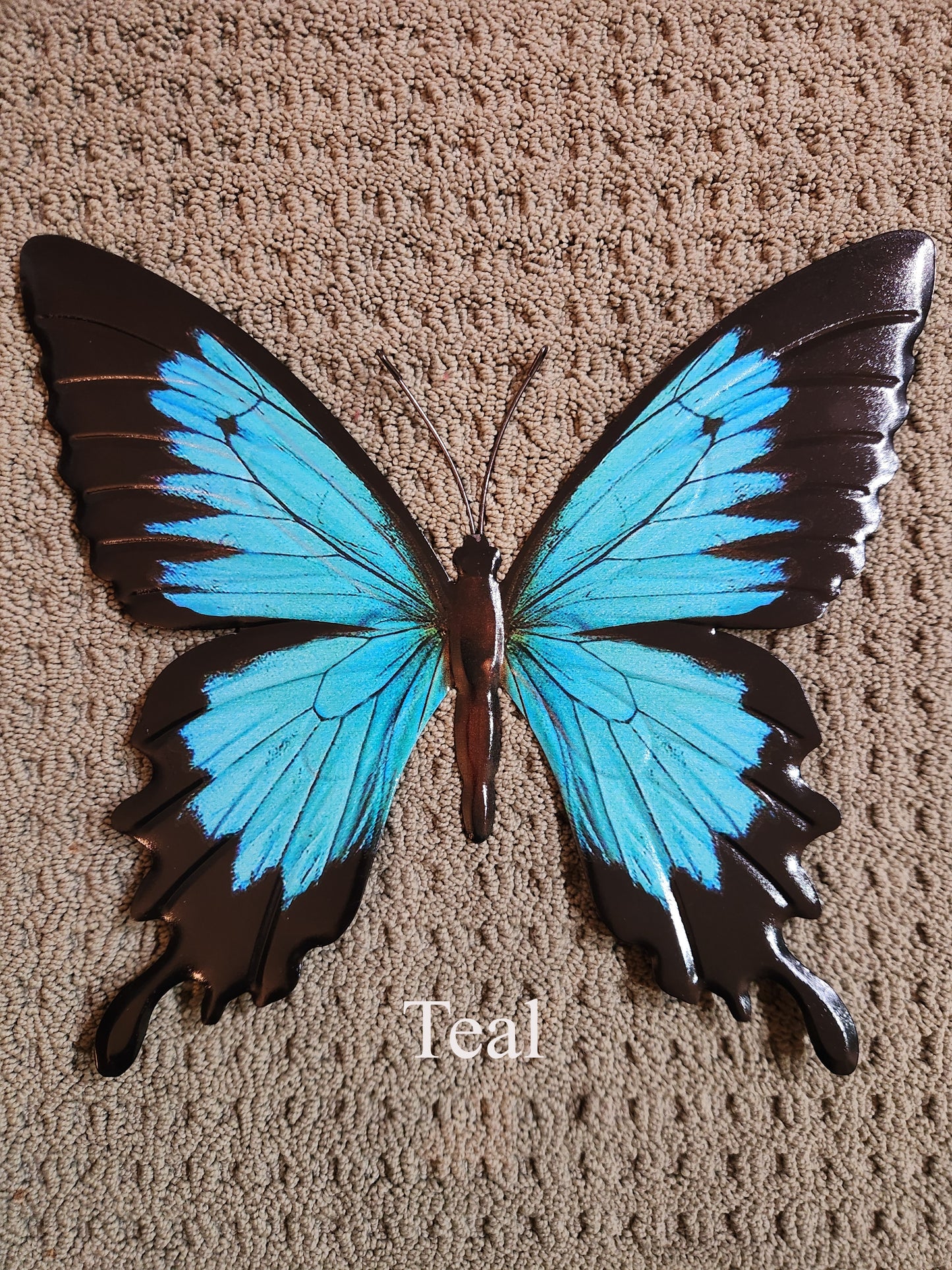 Large Butterfly, Metal Wall Decor, Garden Sculpture, Yard Art, CHOOSE Color