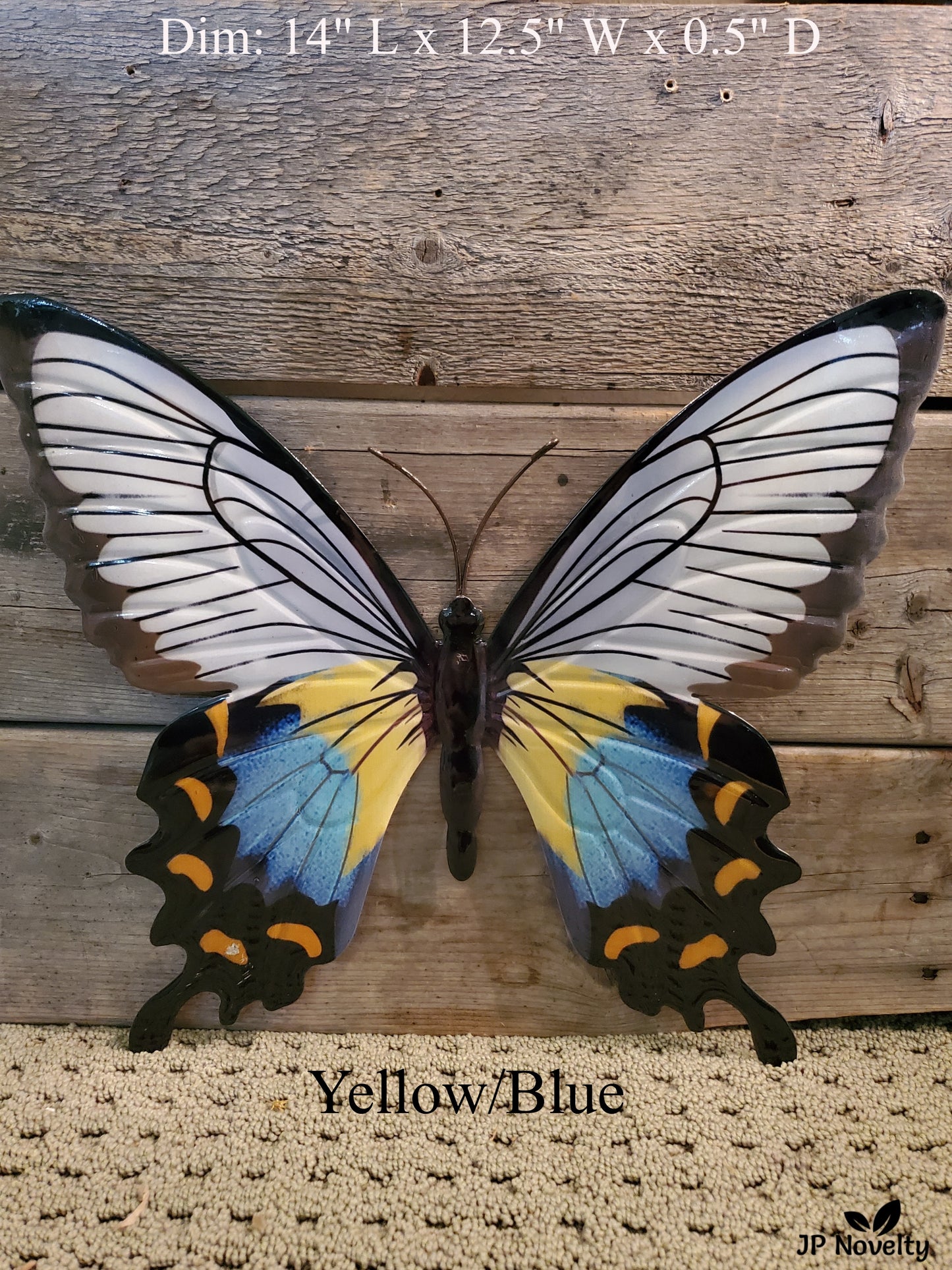 Large Butterfly, Metal Wall Decor, Garden Sculpture, Yard Art, CHOOSE Color